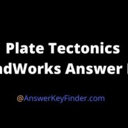 Plate tectonics readworks answer key