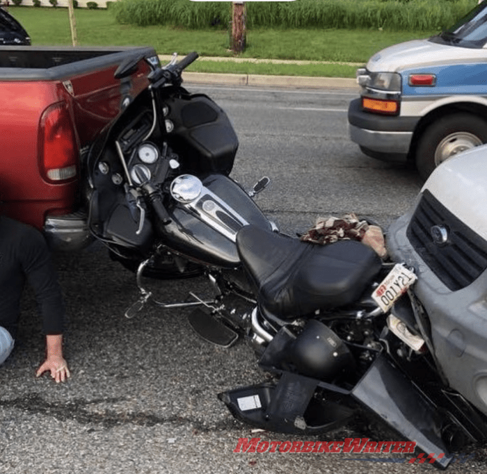 Injuries and deaths from motorcycle collisions are primarily from: