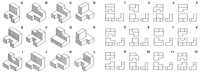 Axonometric isometric projection exploded